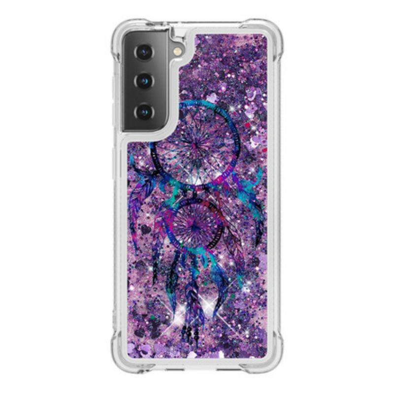 Cover Samsung Galaxy S21 5G Glitter Drømmefanger