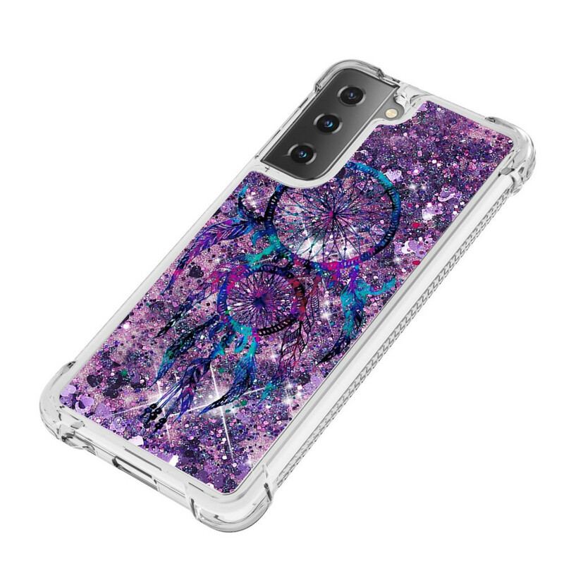 Cover Samsung Galaxy S21 5G Glitter Drømmefanger