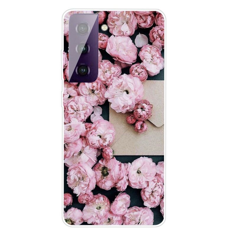 Cover Samsung Galaxy S21 5G Intense Blomster