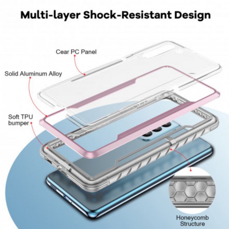 Cover Samsung Galaxy S21 5G Kofanger Med Klar Hybridkanter