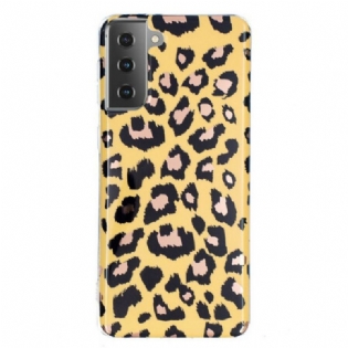 Cover Samsung Galaxy S21 5G Leopard Stil Marmor