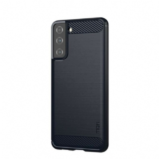 Cover Samsung Galaxy S21 5G Mofi Børstet Kulfiber