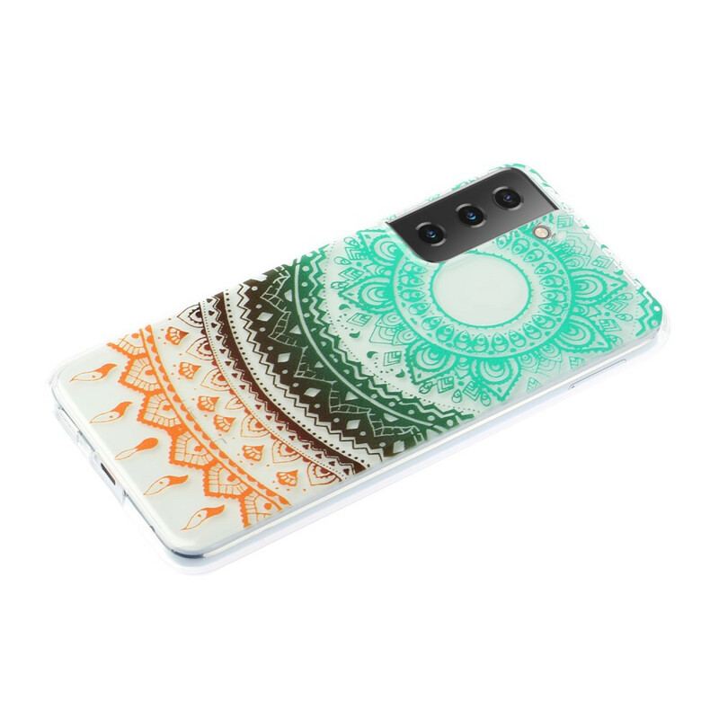 Cover Samsung Galaxy S21 5G Sømløs Blomstermandala