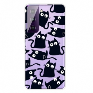 Cover Samsung Galaxy S21 5G Sorte Mus