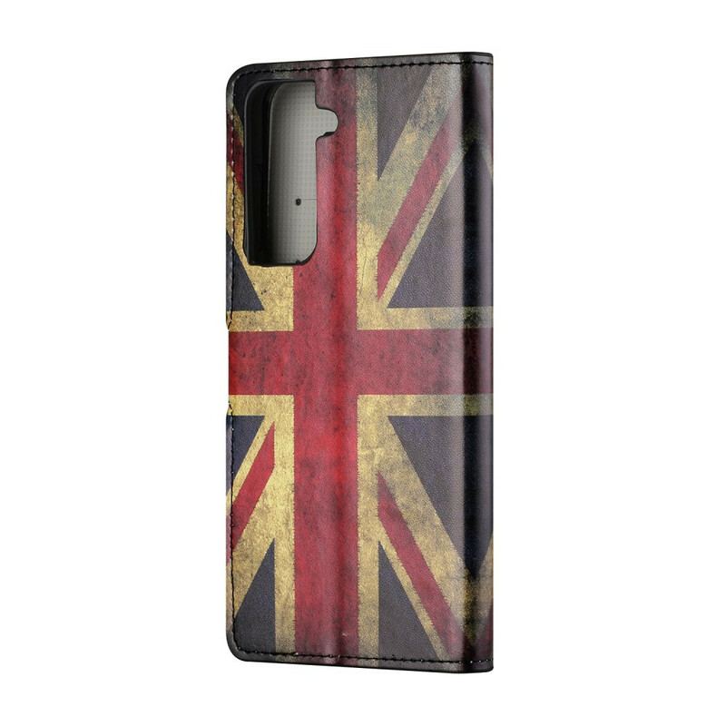 Flip Cover Samsung Galaxy S21 5G England Flag