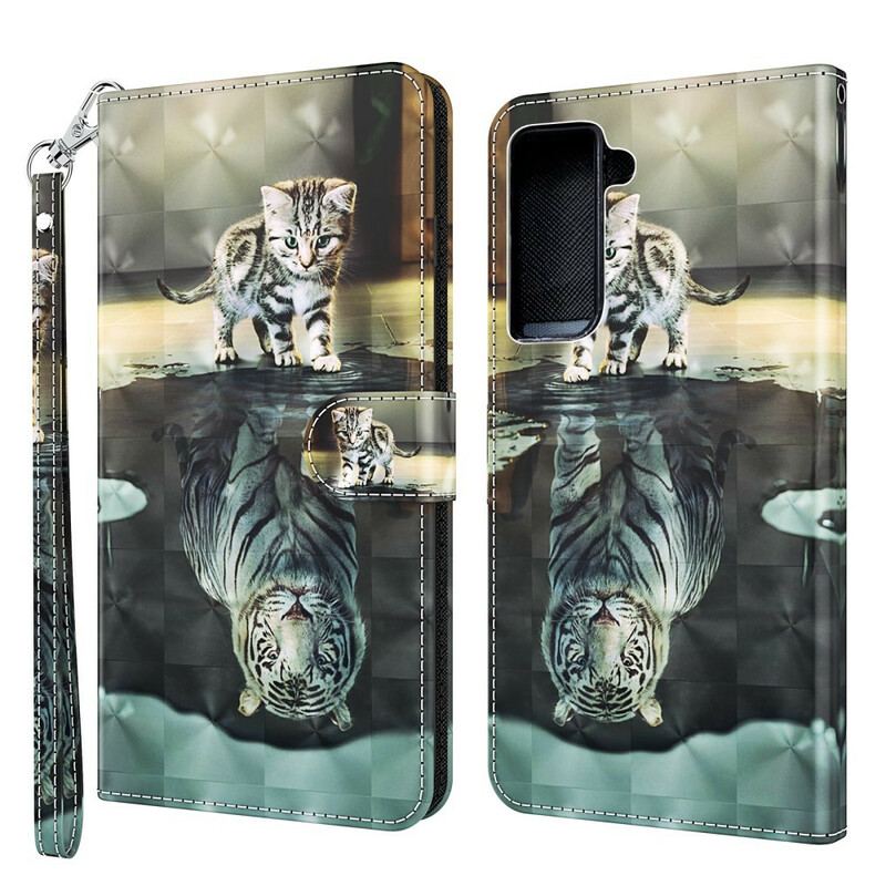 Flip Cover Samsung Galaxy S21 5G Ernest The Tiger