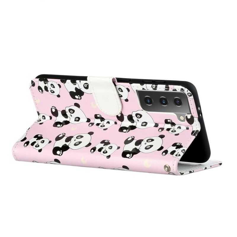 Flip Cover Samsung Galaxy S21 5G Hvilke Pandaer