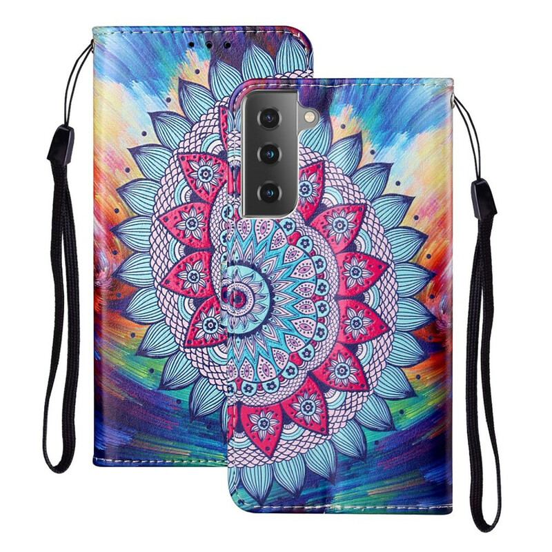 Flip Cover Samsung Galaxy S21 5G Kong Mandala