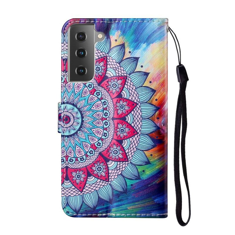 Flip Cover Samsung Galaxy S21 5G Kong Mandala