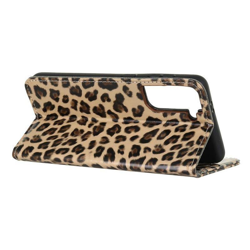 Flip Cover Samsung Galaxy S21 5G Leopard