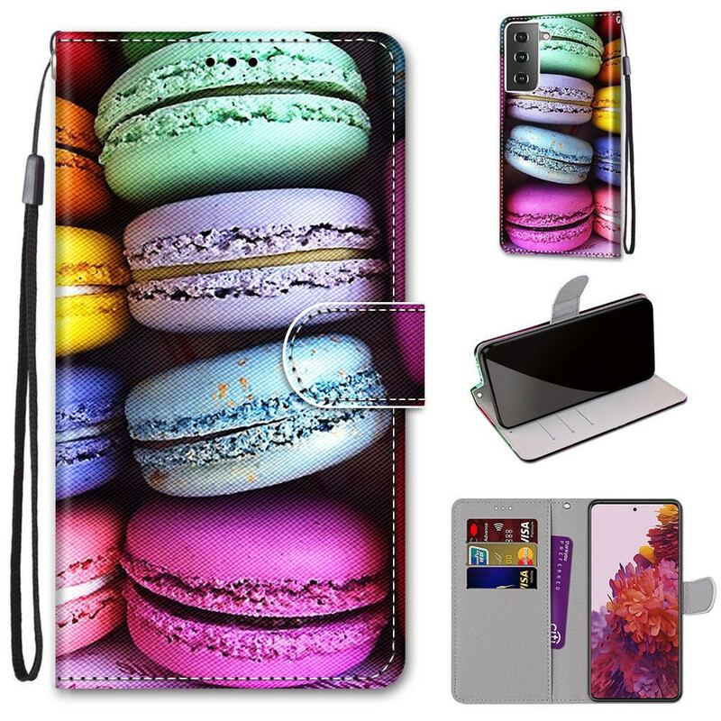 Flip Cover Samsung Galaxy S21 5G Macarons