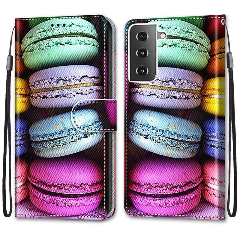 Flip Cover Samsung Galaxy S21 5G Macarons