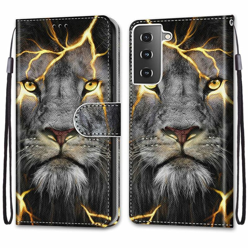 Flip Cover Samsung Galaxy S21 5G Magic Feline