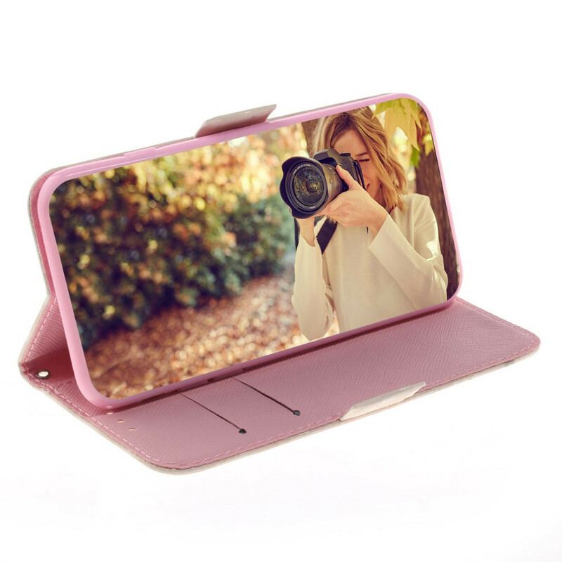 Flip Cover Samsung Galaxy S21 5G Med Snor Strappy Pumpe