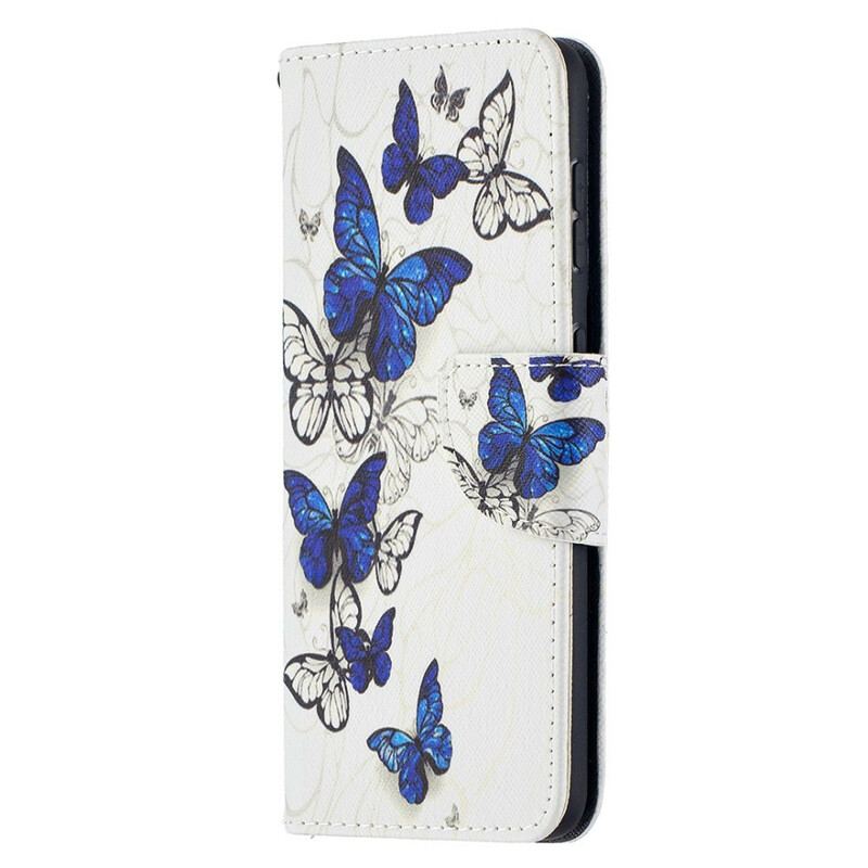 Flip Cover Samsung Galaxy S21 5G Vidunderlige Sommerfugle