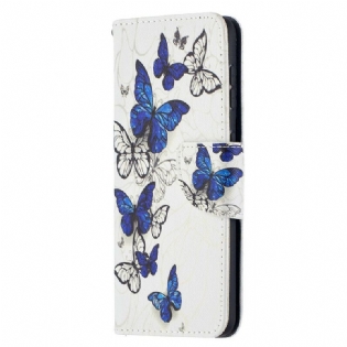 Flip Cover Samsung Galaxy S21 5G Vidunderlige Sommerfugle