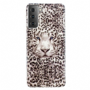 Mobilcover Samsung Galaxy S21 5G Leopard Fluorescerende