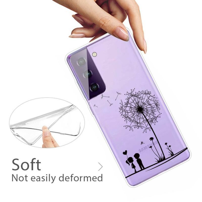 Mobilcover Samsung Galaxy S21 5G Mælkebøtte Kærlighed