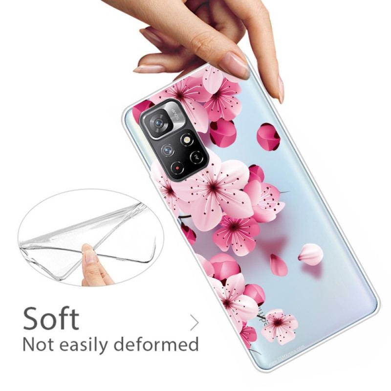 Cover Poco M4 Pro 5G Blomstret