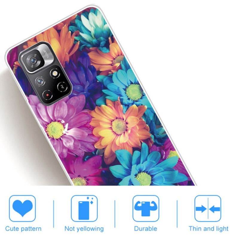 Cover Poco M4 Pro 5G Farverige Tusindfryd