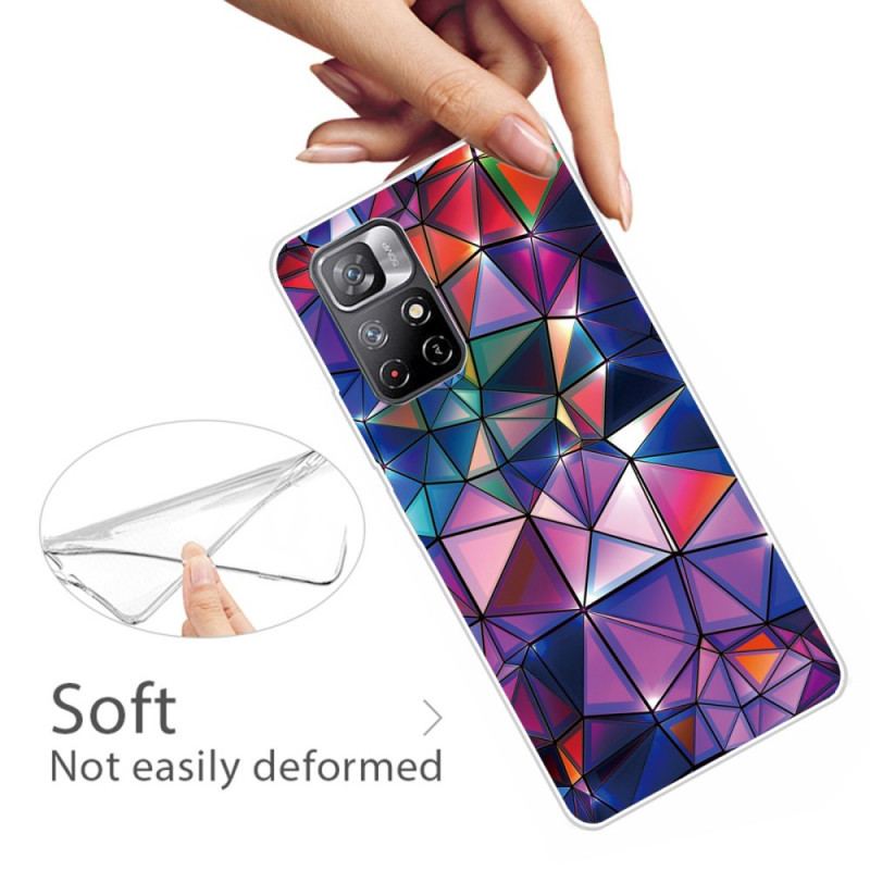 Cover Poco M4 Pro 5G Fleksibel Geometri