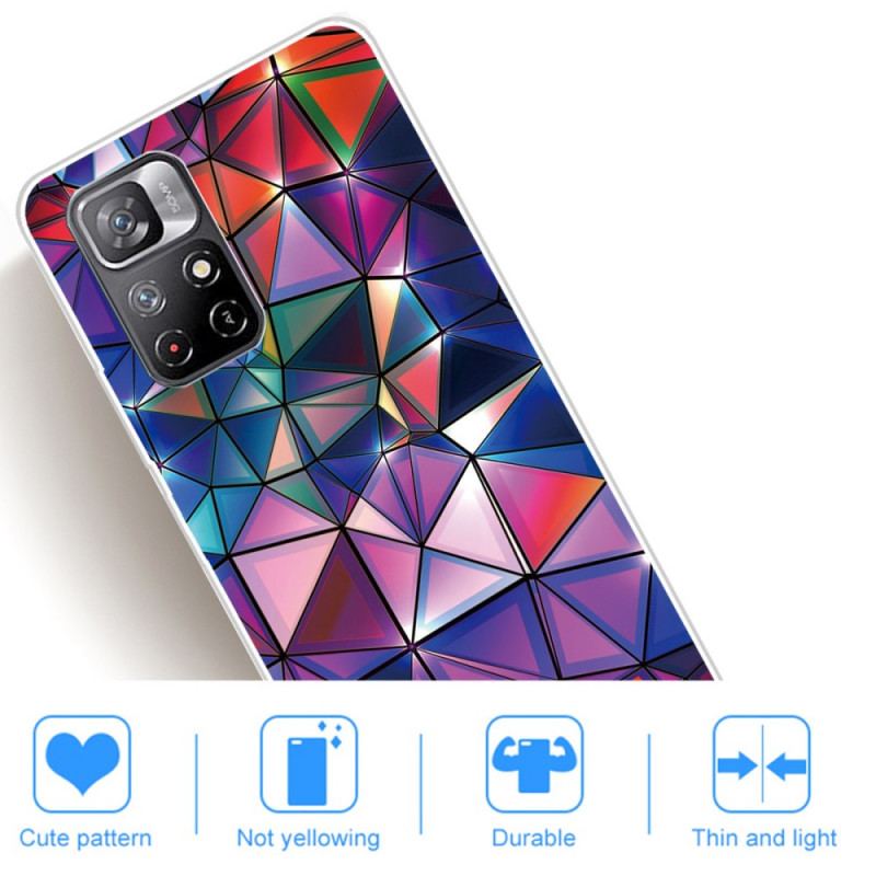 Cover Poco M4 Pro 5G Fleksibel Geometri