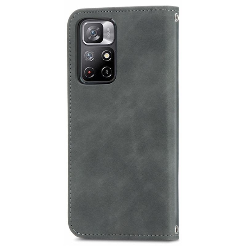 Cover Poco M4 Pro 5G Flip Cover Klassisk Skin-touch