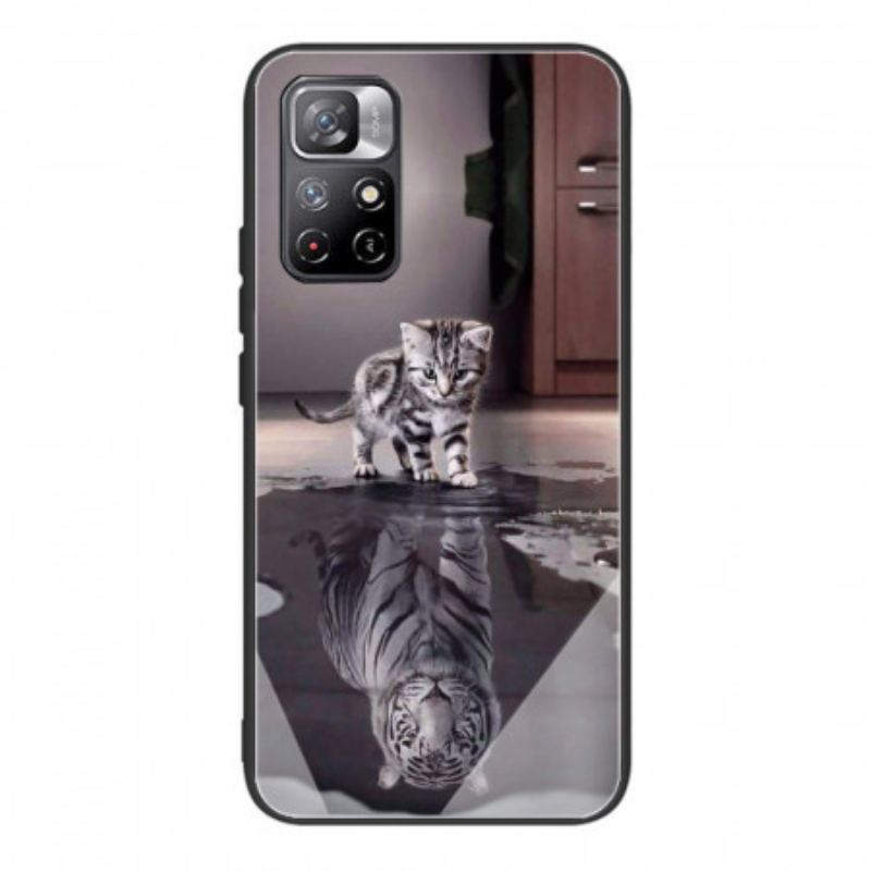 Cover Poco M4 Pro 5G Hærdet Glas Ernest The Tiger