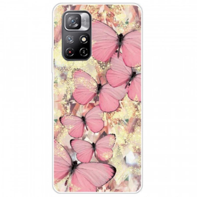 Cover Poco M4 Pro 5G Kongelige Sommerfugle