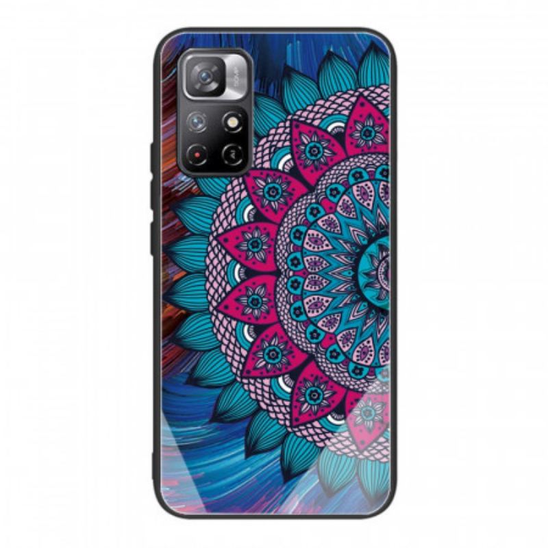 Cover Poco M4 Pro 5G Mandala Hærdet Glas