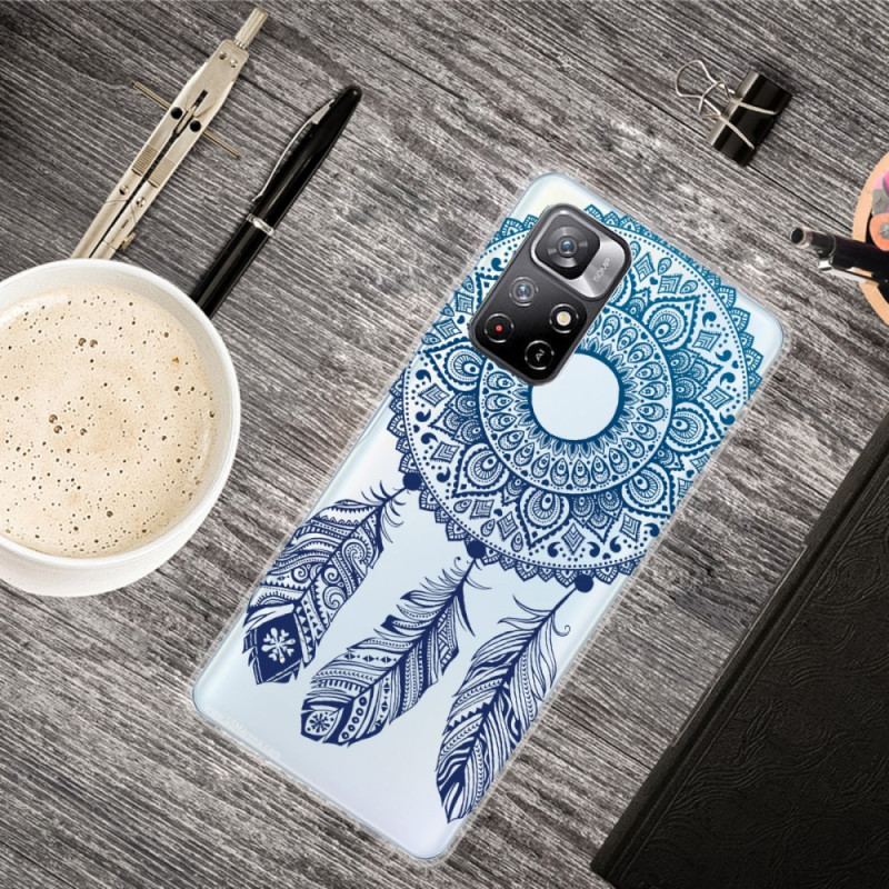 Cover Poco M4 Pro 5G Mandala Med Enkelt Blomst