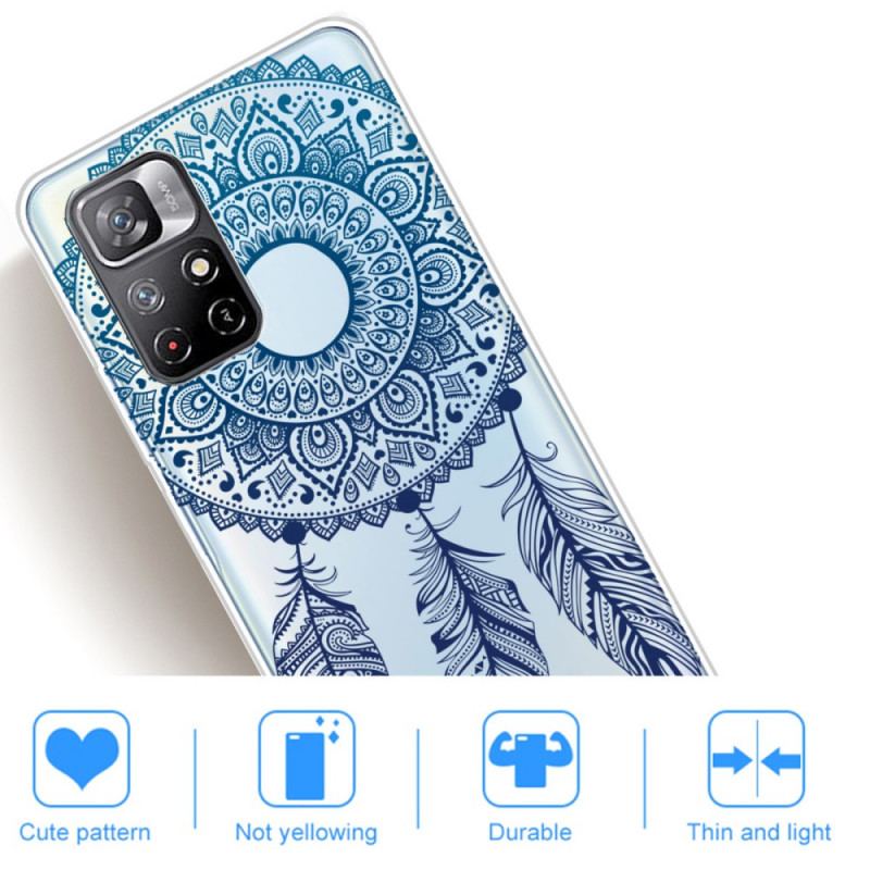 Cover Poco M4 Pro 5G Mandala Med Enkelt Blomst