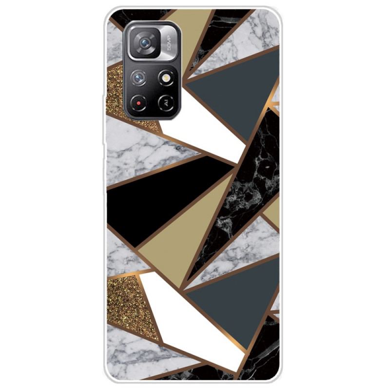 Cover Poco M4 Pro 5G Marmor Geometri