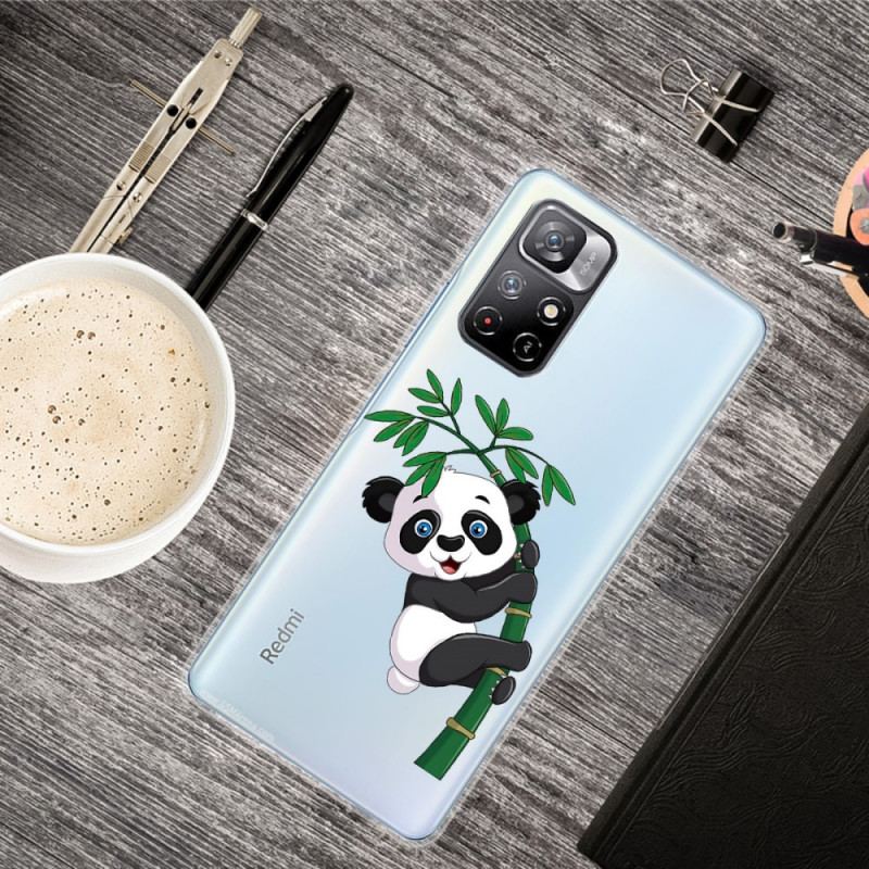 Cover Poco M4 Pro 5G Panda På Bambus