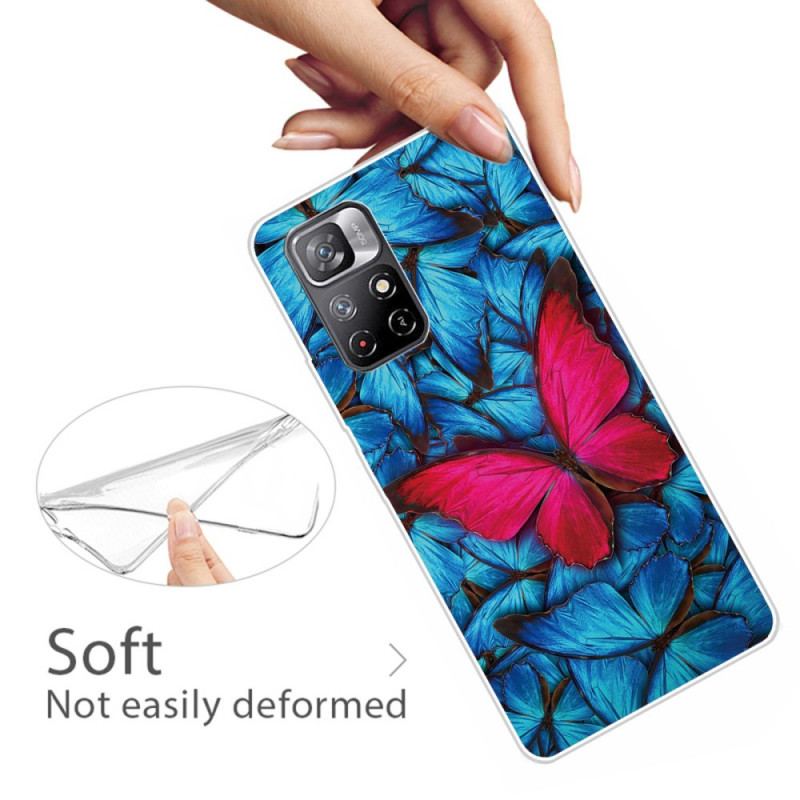 Cover Poco M4 Pro 5G Vilde Sommerfugle