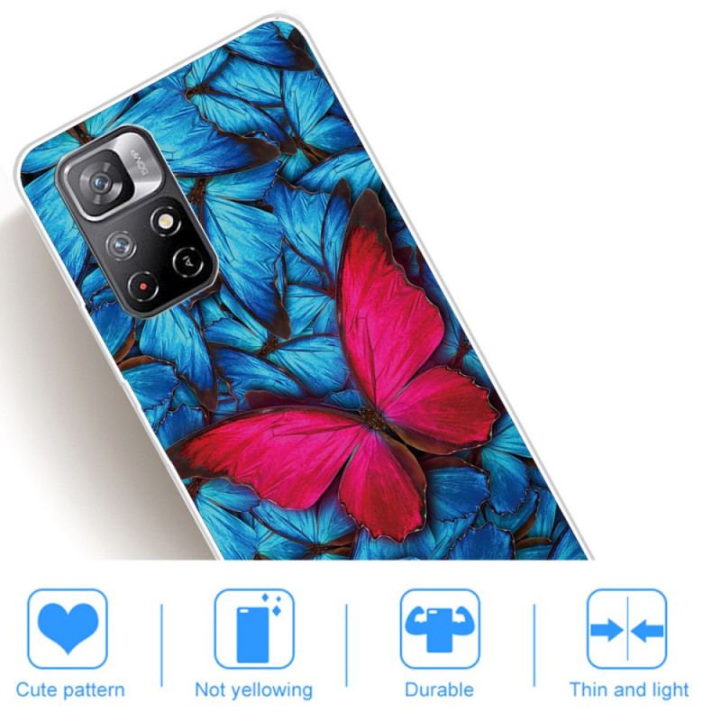 Cover Poco M4 Pro 5G Vilde Sommerfugle