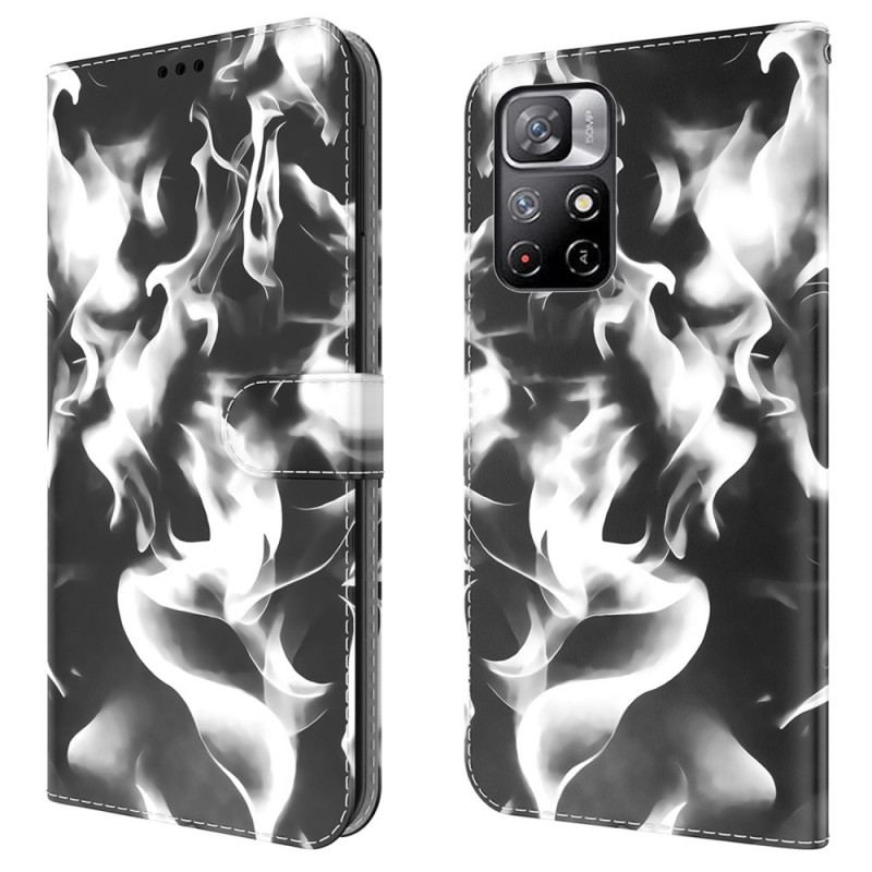 Flip Cover Poco M4 Pro 5G Abstrakt Mønster