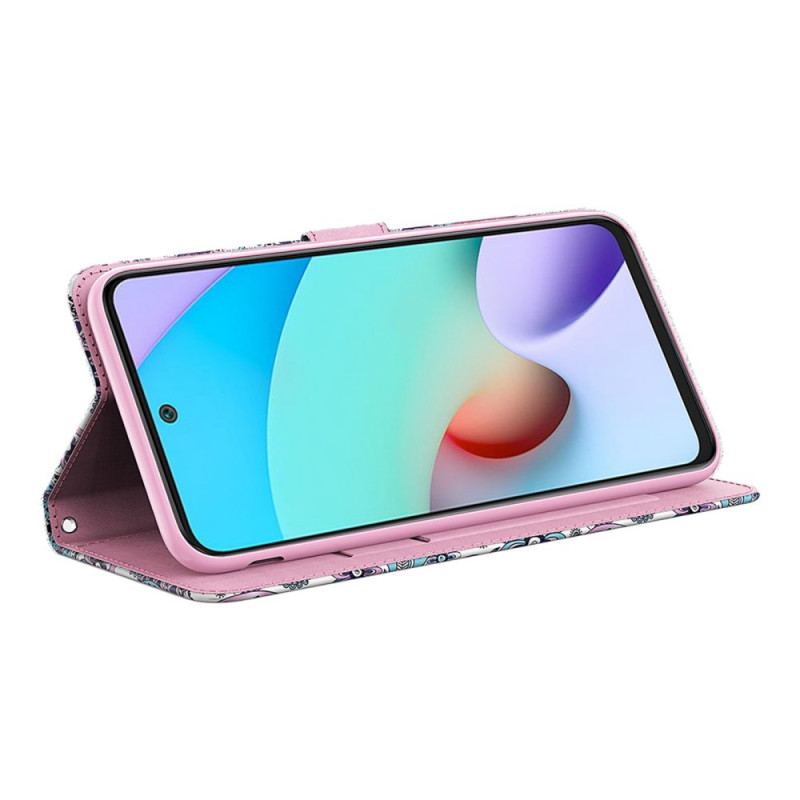 Flip Cover Poco M4 Pro 5G Blomster Mønstre