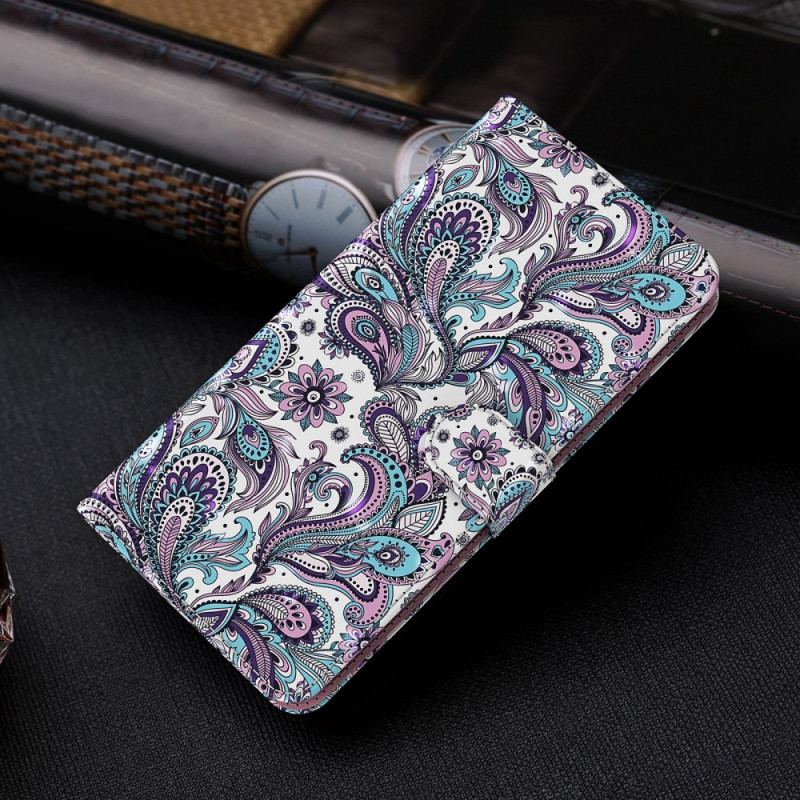 Flip Cover Poco M4 Pro 5G Blomster Mønstre