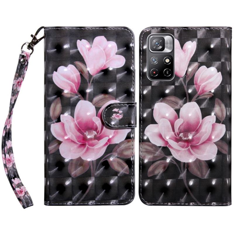 Flip Cover Poco M4 Pro 5G Blomstre Blomster