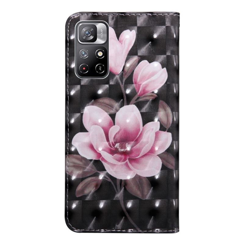 Flip Cover Poco M4 Pro 5G Blomstre Blomster