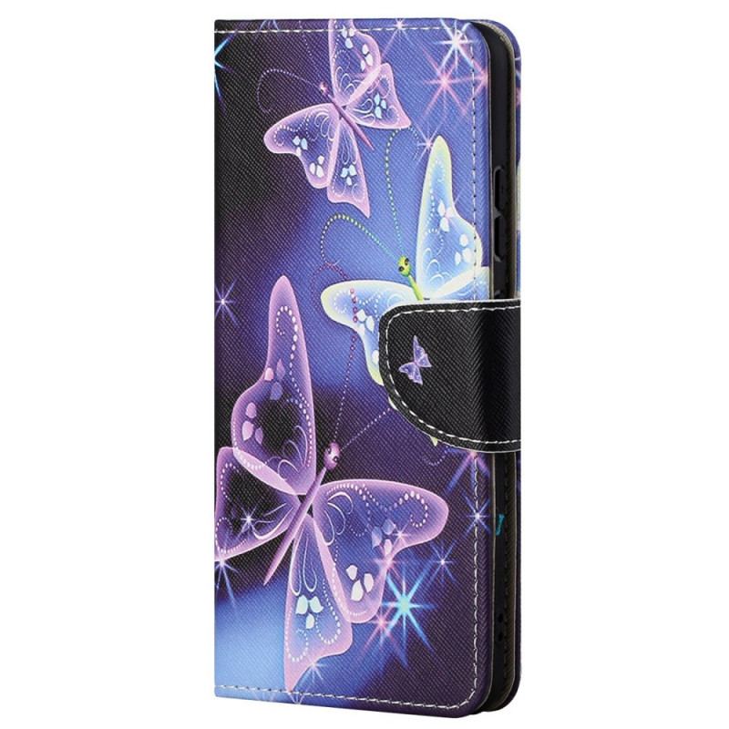 Flip Cover Poco M4 Pro 5G Design Sommerfugle