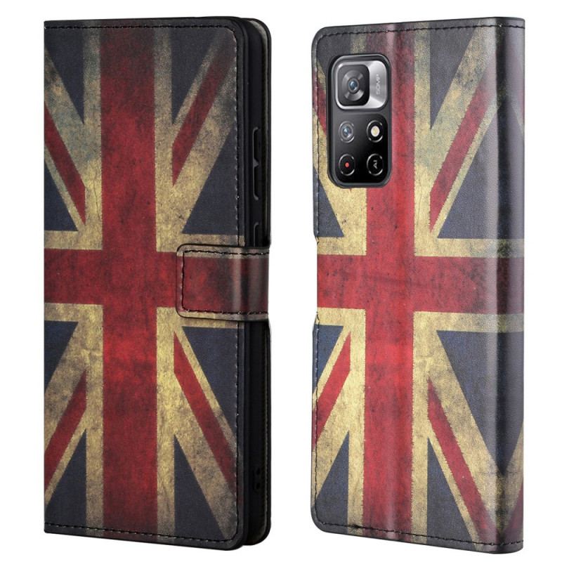 Flip Cover Poco M4 Pro 5G England Flag