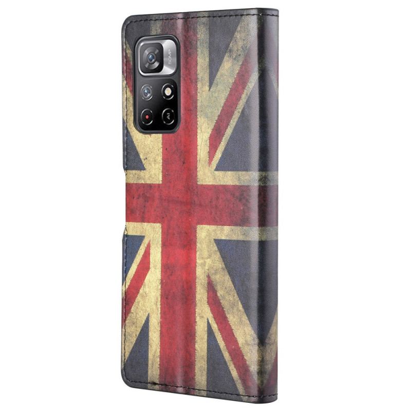 Flip Cover Poco M4 Pro 5G England Flag