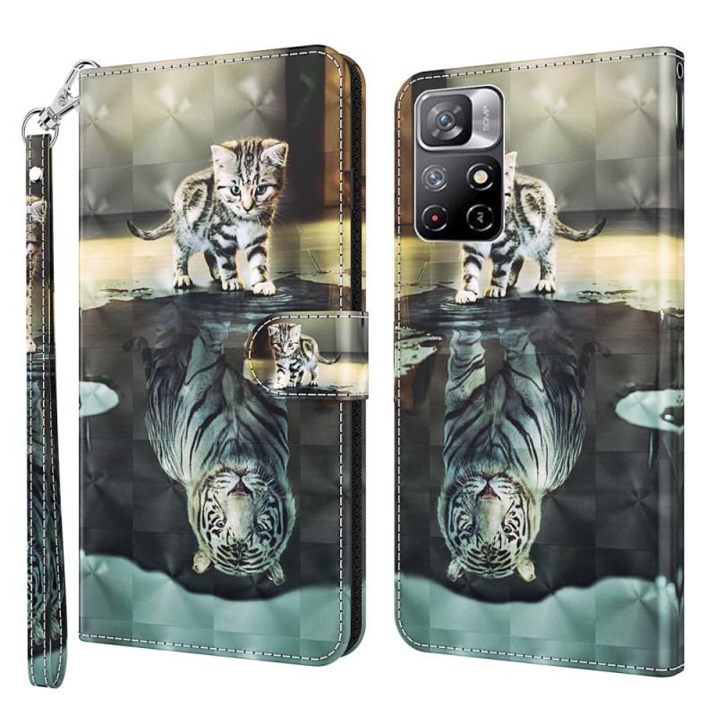 Flip Cover Poco M4 Pro 5G Ernest The Tiger