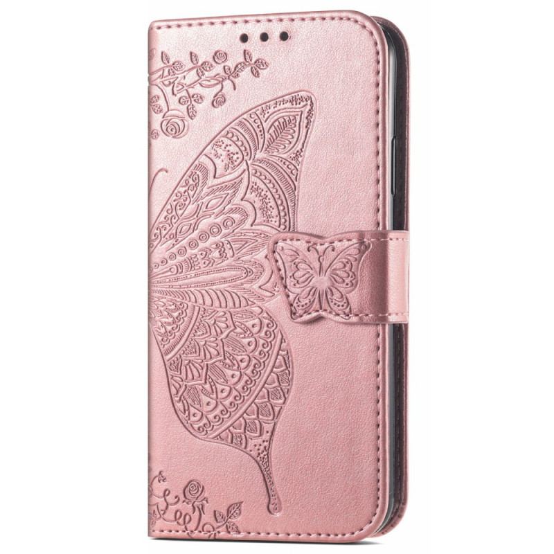 Flip Cover Poco M4 Pro 5G Halve Sommerfugle