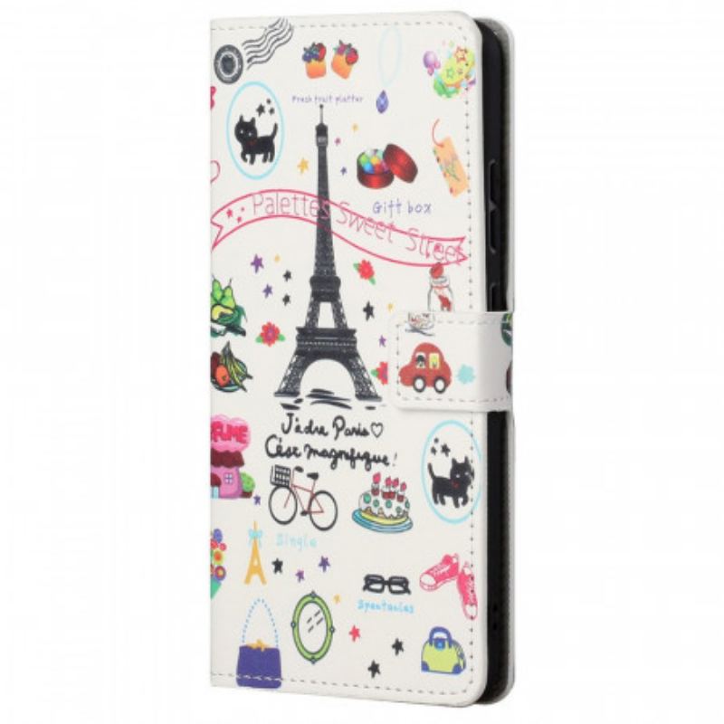 Flip Cover Poco M4 Pro 5G Jeg Elsker Paris