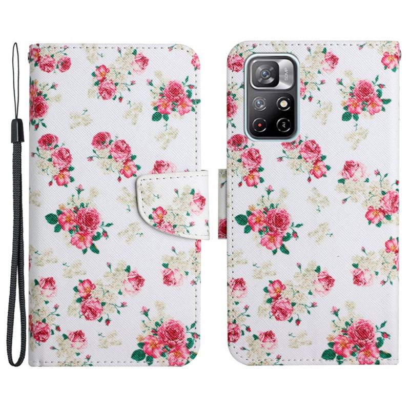 Flip Cover Poco M4 Pro 5G Liberty Royal Blomster