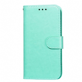 Flip Cover Poco M4 Pro 5G Med Snor Solid Color Series Strappy