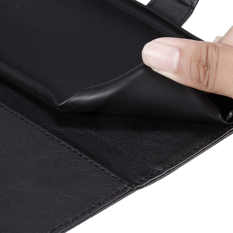 Flip Cover Poco M4 Pro 5G Med Snor Strappy Mat Lædereffekt